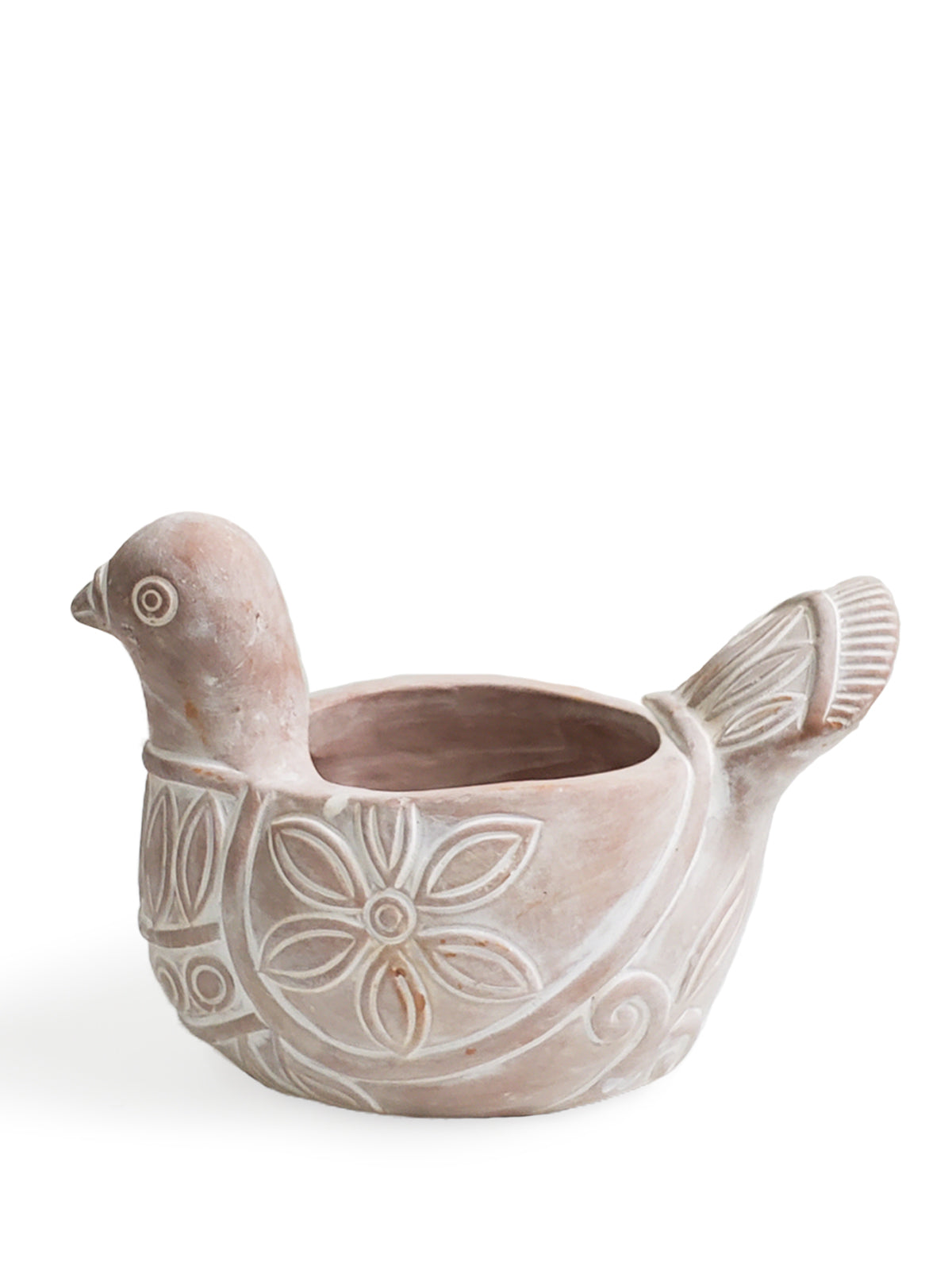 Terracotta pot - Spotted dove