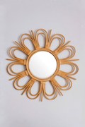 Espejo Decorativo Sunburst de Ratán
