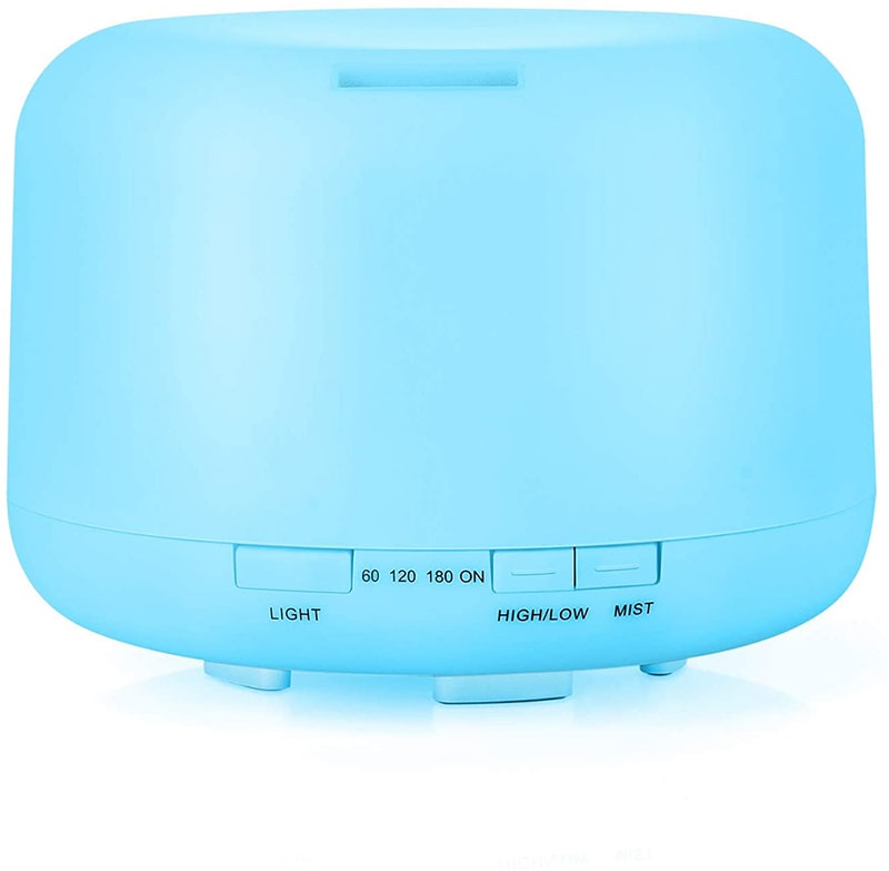 Aromatherapy Essential Oil Diffuser with Color-Changing and Remote Control