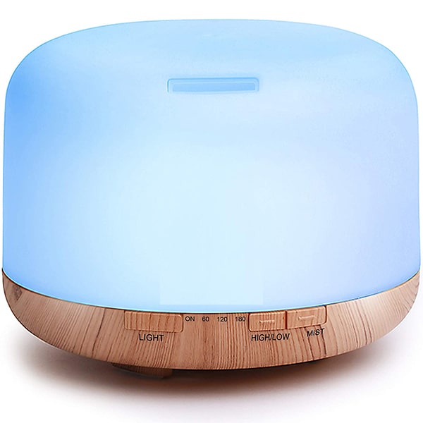 Aromatherapy Essential Oil Diffuser with Color-Changing and Remote Control
